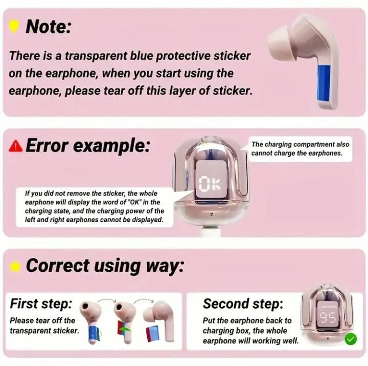 TWS Transparent Wireless Earbu