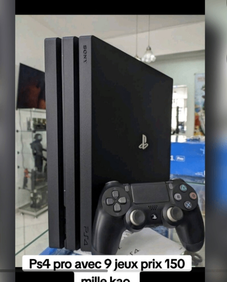 Console PS4 Pro avec