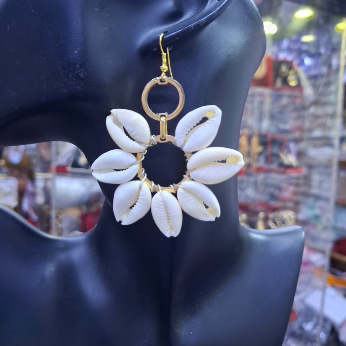 Boucles d'oreilles coquillage élégantes