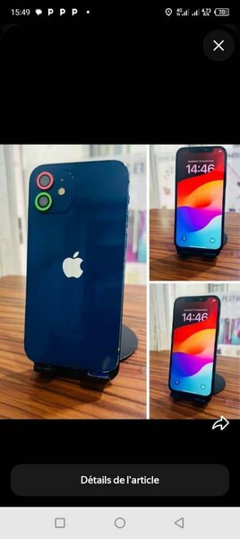 iPhone 12 Bleu 128 Go