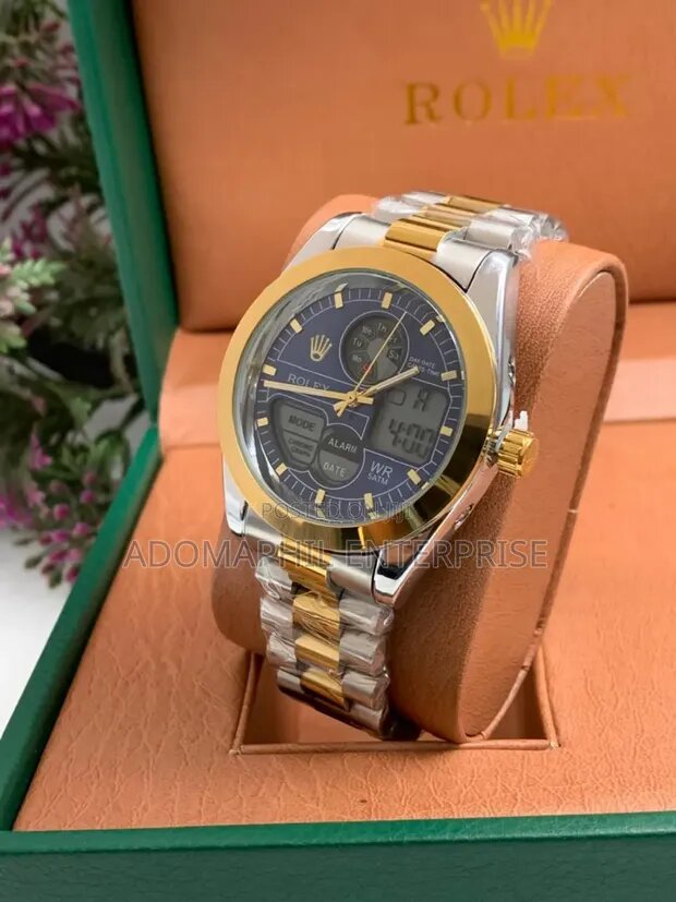 Montre Mixte Luxe Dorée