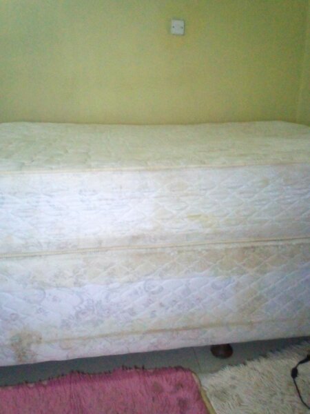 Queen sized bed with mattress