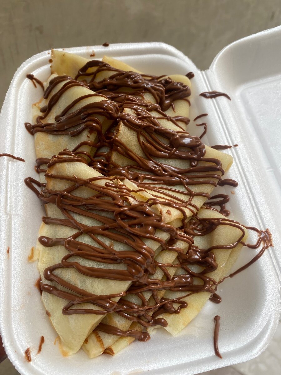 Crêpes au nutella
