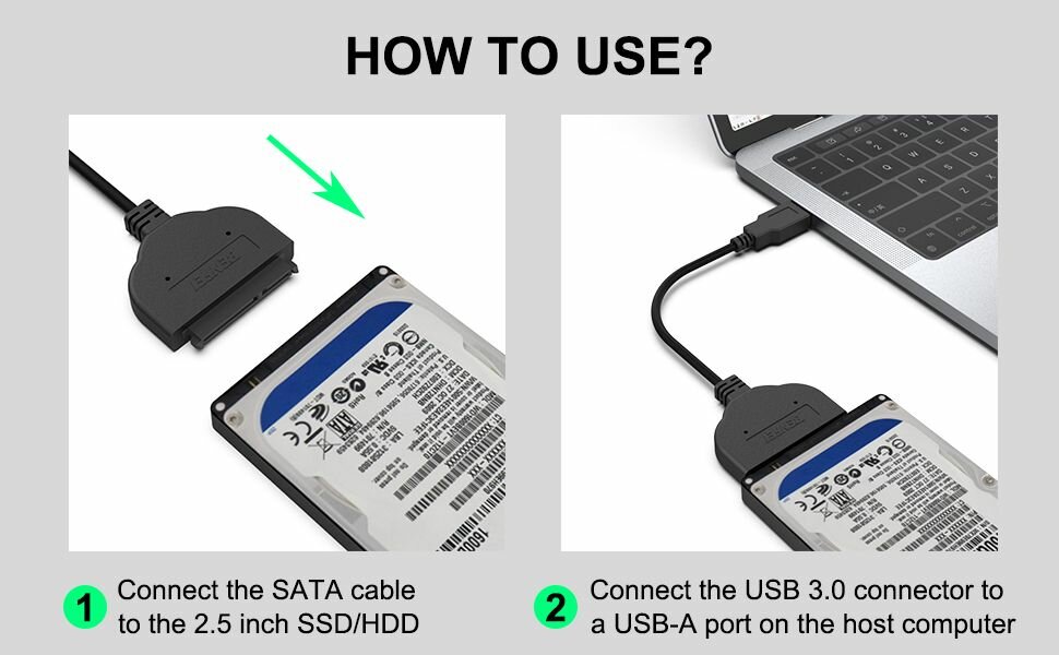 Câble USB 3.0 Pour mettre Disque Dur en Externe