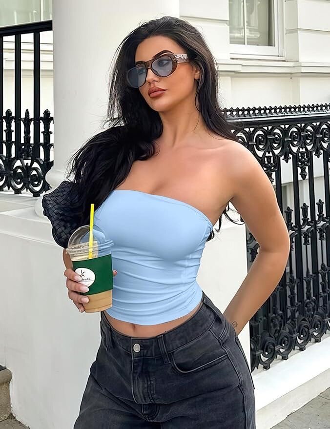 3 Top tube élastique femme