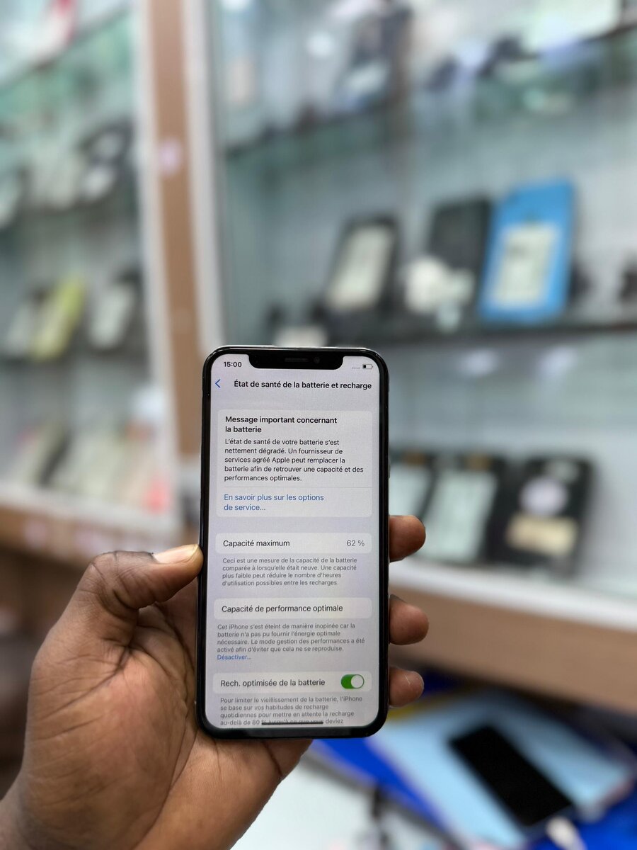 iPhone X - 64 Go Argent