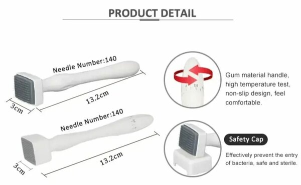 Tampon de microneedling DRS 140 aiguilles