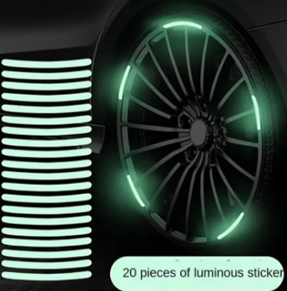 20 Pcs Car Wheel Hub Sticker