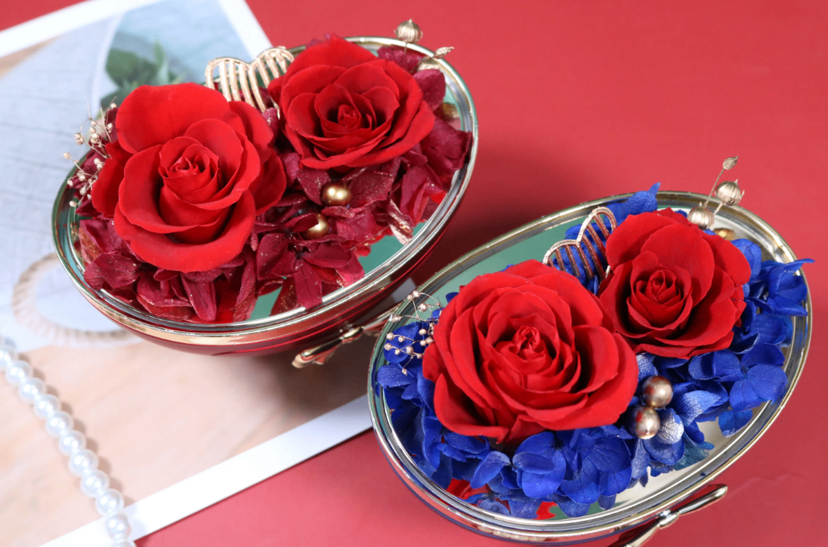 Boîte à fleurs éternelles