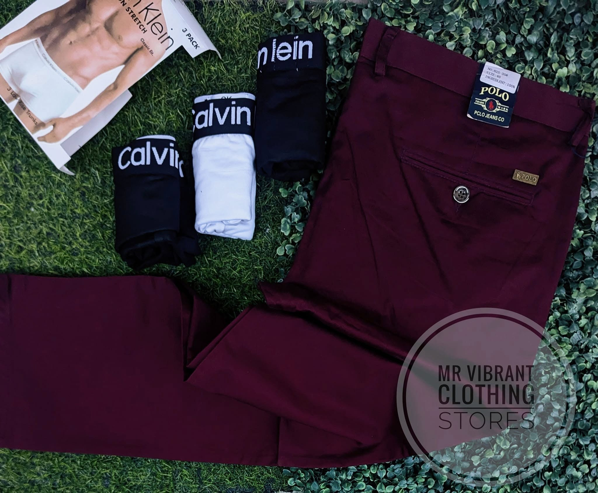 Combo of a Trousers and a  set of 3 boxers