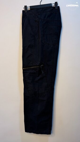 Pantalon cargo noir homme