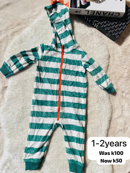 Romper blanc vert