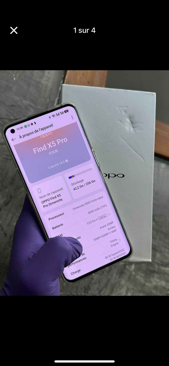 Smartphone OPPO Find X6 Pro Blanc