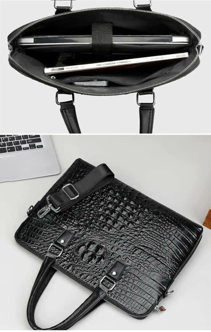 Sacoche en cuir élégante homme