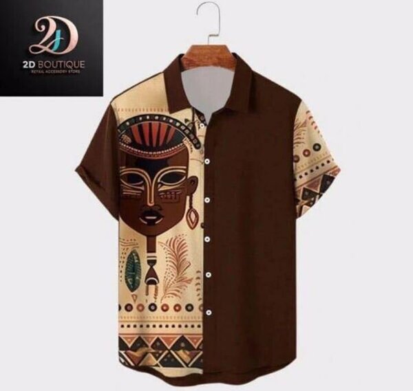 Chemise ethnique en coton