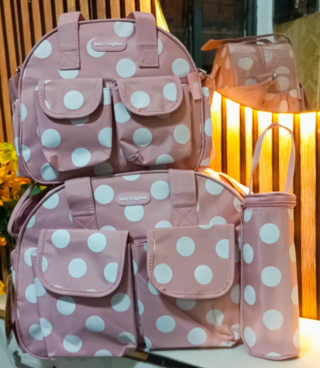 Ensemble sacs à langer à pois
