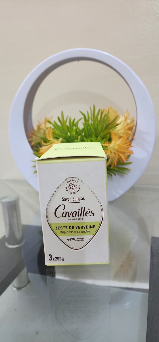 Savon Surgras Cavailès Zeste Verveine & Oranger Jasmin