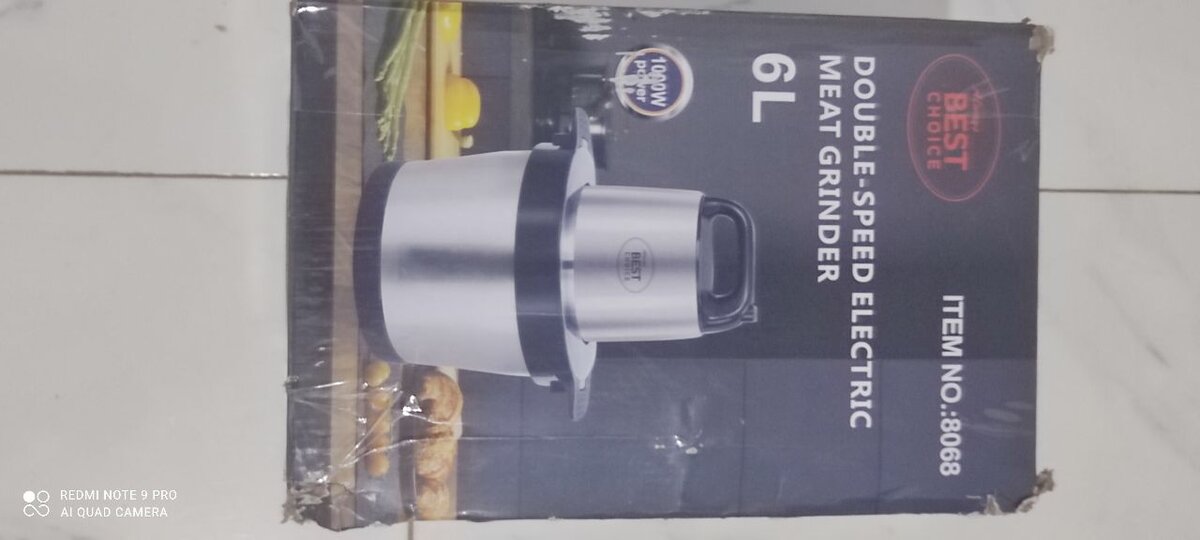 Hachoir électrique 6L double vitesse