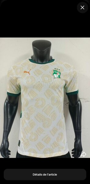 Maillot de football Côte d'Ivoire