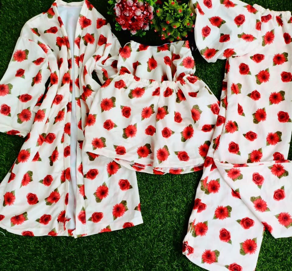 Pyjama blanc pour femme