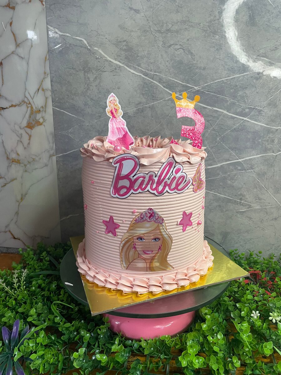 Gâteau d'anniversaire Barbie 3 ans
