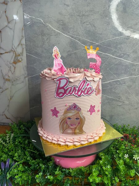 Gâteau d'anniversaire Barbie 3 ans