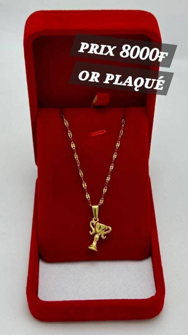 Collier Pendentif Plaqué Or