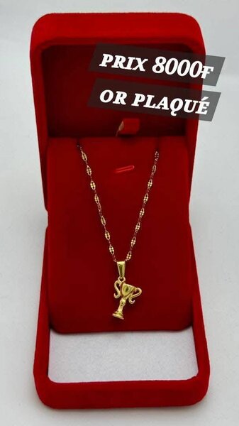 Collier Pendentif Plaqué Or