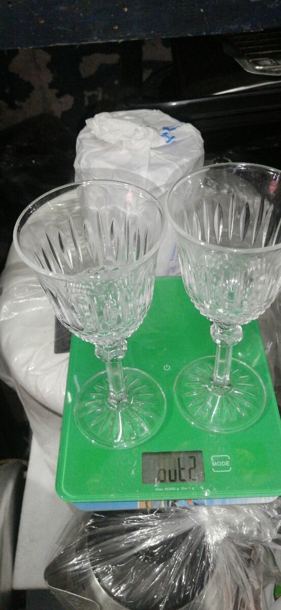 Verres à vin en cristal élégants