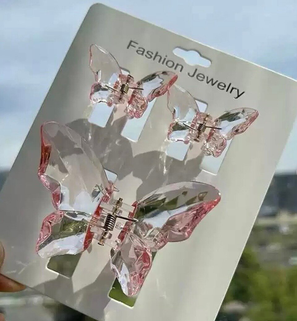 Pinces à cheveux papillon