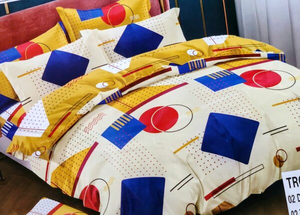 Parure de lit en coton moderne