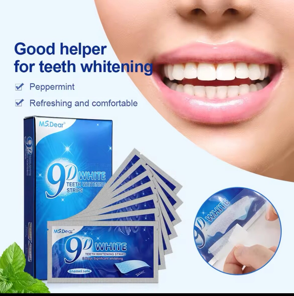 Teeth whitening strip