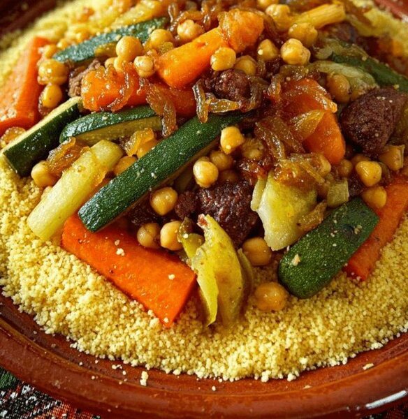 Couscous aux légumes et viande