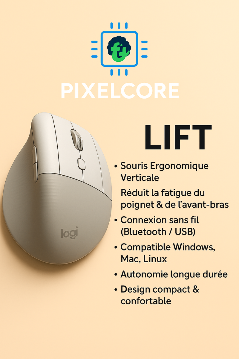 Souris Ergonomique Sans Fil