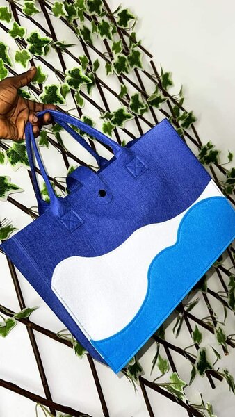 Sacs feutre en vague