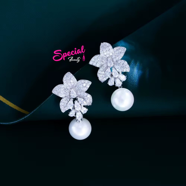 Boucles d'oreilles perle élégantes