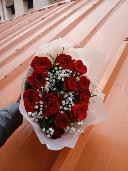 Bouquet de roses rouges