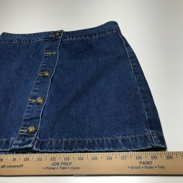 Jupe en jean boutonnée