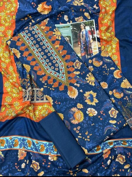 Lady's 3pc Unstich Lawn Suit