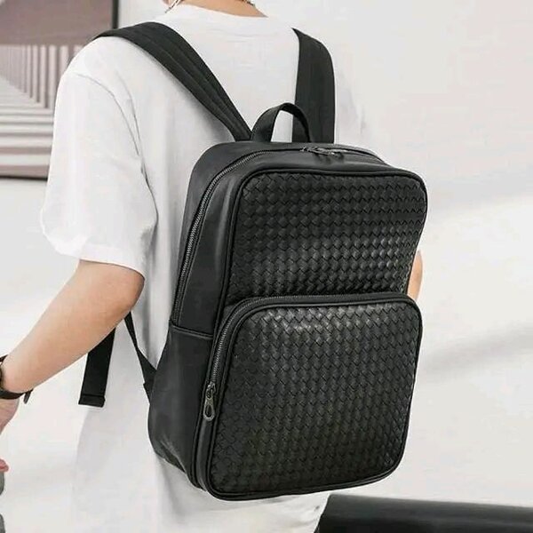 Sac à dos tissé élégant