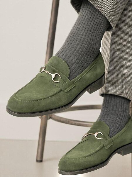 Mocassins en daim élégants