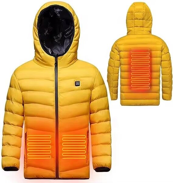 Veste Chauffante Jaune 10 ans