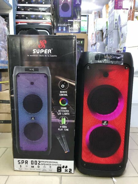 Enceinte Bluetooth LED Super