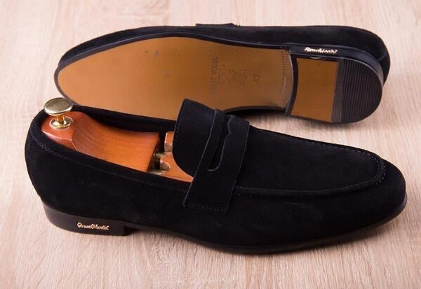 Mocassins en daim élégants