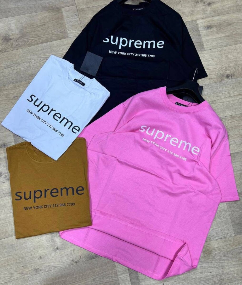 T-shirts unisex casual Supreme