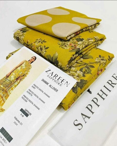 Zareen sapphire suit 3pcs