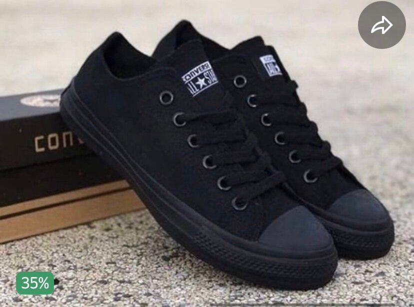 Sneakers noirs classiques