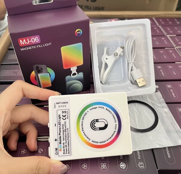 Lumière LED Selfie Magnétique