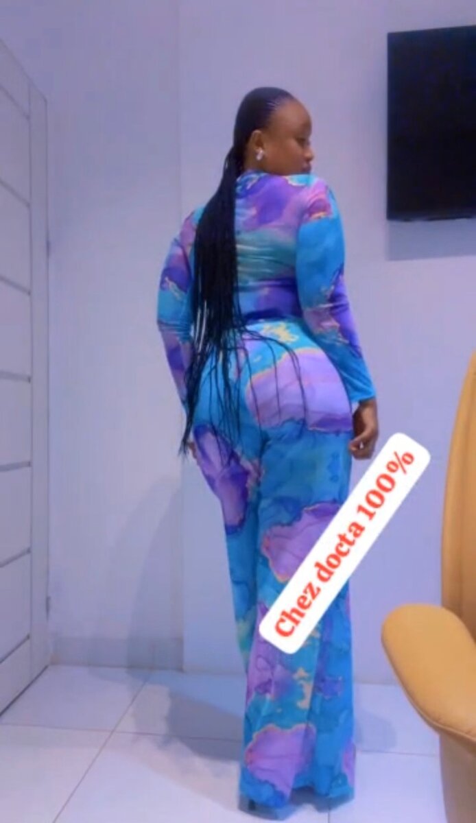 Combinaison Femme Bleu Imprimé