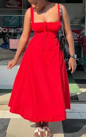 Maxi dress red